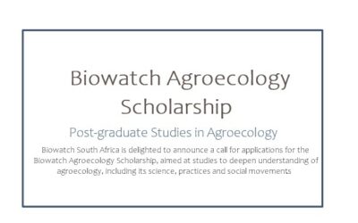 Biowatch Agroecology Scholarship